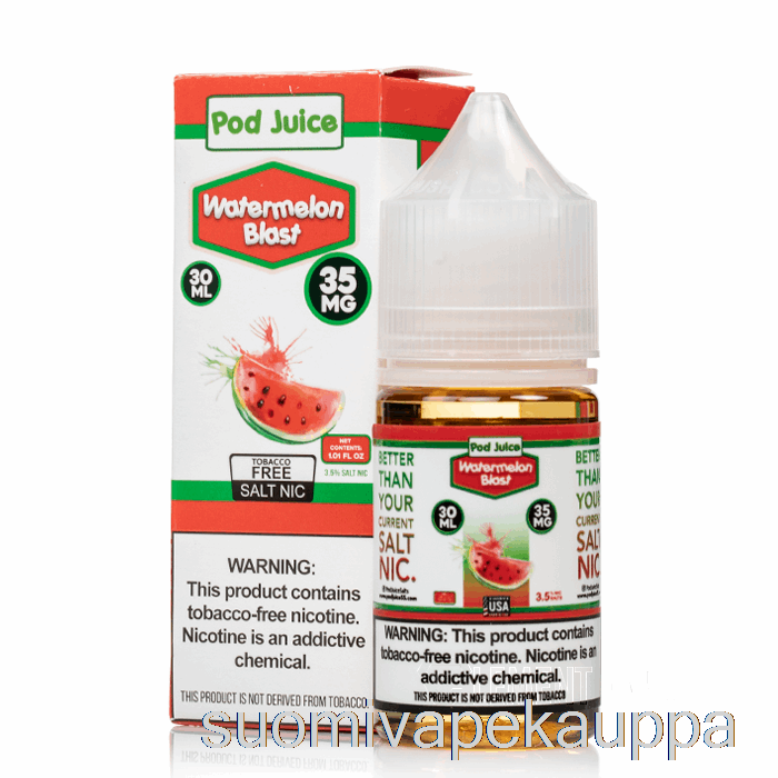 Vape Suomi Vesimeloni Blast - Palkomehu - 30ml 35mg